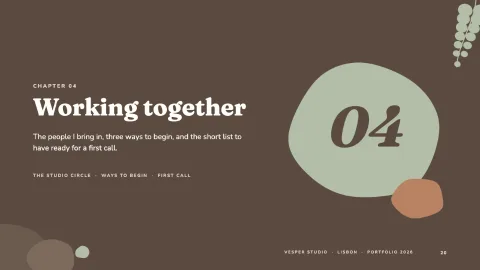 Vesper Portfolio — 20