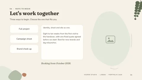 Vesper Portfolio — 22