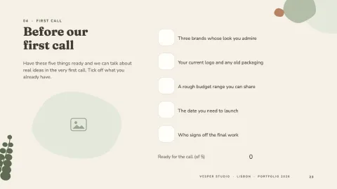 Vesper Portfolio — 23
