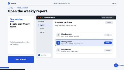 Workspace Mouse Lab — 6