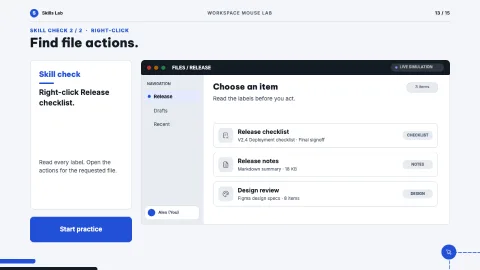 Workspace Mouse Lab — 13