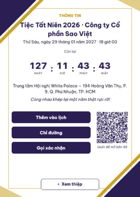 Year-End Party Invitation — 2