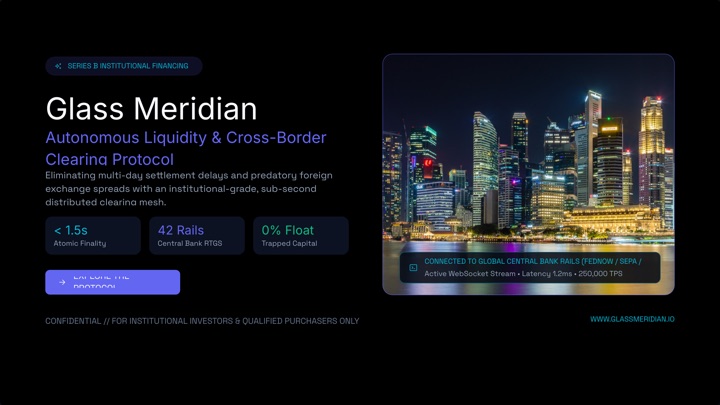 Glass Meridian: Next-Gen Fintech & SaaS Pitch Deck